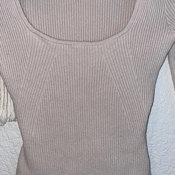 Abercrombie Squareneck Sweater Bodysuit - Picture 4 of 7
